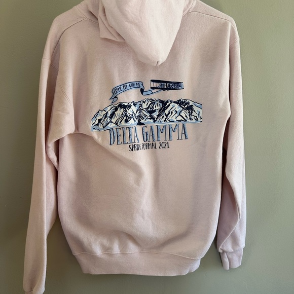Pink Delta Gamma Sweatshirt - Picture 2 of 2